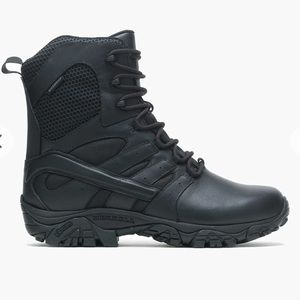 Merrell Moab 2 Tactical Response Waterproof 8" Boots, Black - Men’s Size 9.5